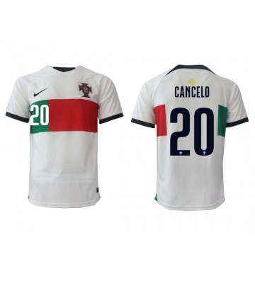 Lacne Muži Futbalové dres Portugalsko Joao Cancelo #20 MS 2022 Krátky Rukáv - Preč